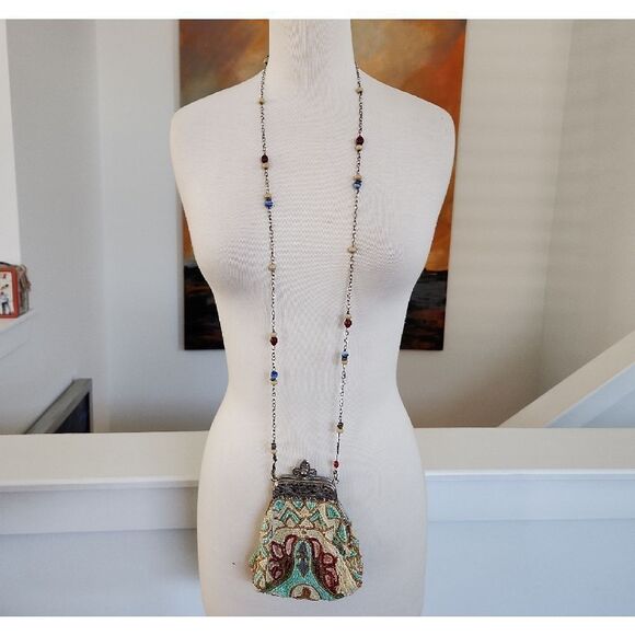 Vintage Christiana Beaded Evening Bag - Multicolor - Picture 2 of 7